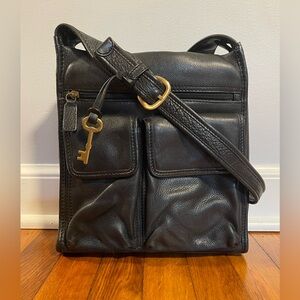 Beautiful Fossil Leather Crossbody